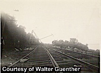 1944 Hurricane Tug Boat on Railroad Tracks to Atl Highlands